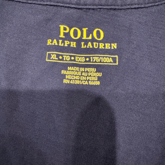 Polo by Ralph Lauren Red, Navy, and Gray Striped Tees - Picture 8 of 13